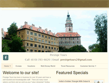 Tablet Screenshot of myprestigetours.com